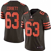 Nike Men & Women & Youth Browns 63 Austin Corbett Brown Color Rush Limited Jersey,baseball caps,new era cap wholesale,wholesale hats